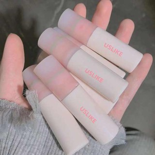 ลิปกลอส ลิป ความปรารถนาอันบริสุทธิ์ ~ ต้นฤดูใบไม้ผลิ Little Milk Clay Lip Glaze Matte Misted Velvet ~ ลิปสติกสีนู้ดนักเรียนพรรคแต่งหน้า ins ลิปโคลน