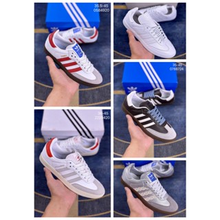 Wales Bonner x Adidas Originals Samba OG series รองเท้ากีฬา ข้อสั้น สไตล์เยอรมัน สําหรับผู้ชาย และผู้หญิง