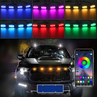 ไฟตัดหมอก LED 12V สีเหลืองอําพัน สําหรับ Ford Raptor F150