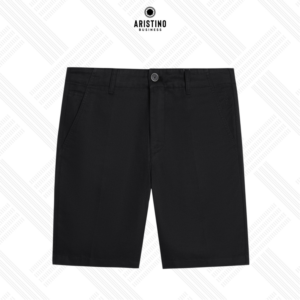 กางเกงขาสั้นผ้าลินินผู้ชาย Aristino Business Linen 1SOU02AZ