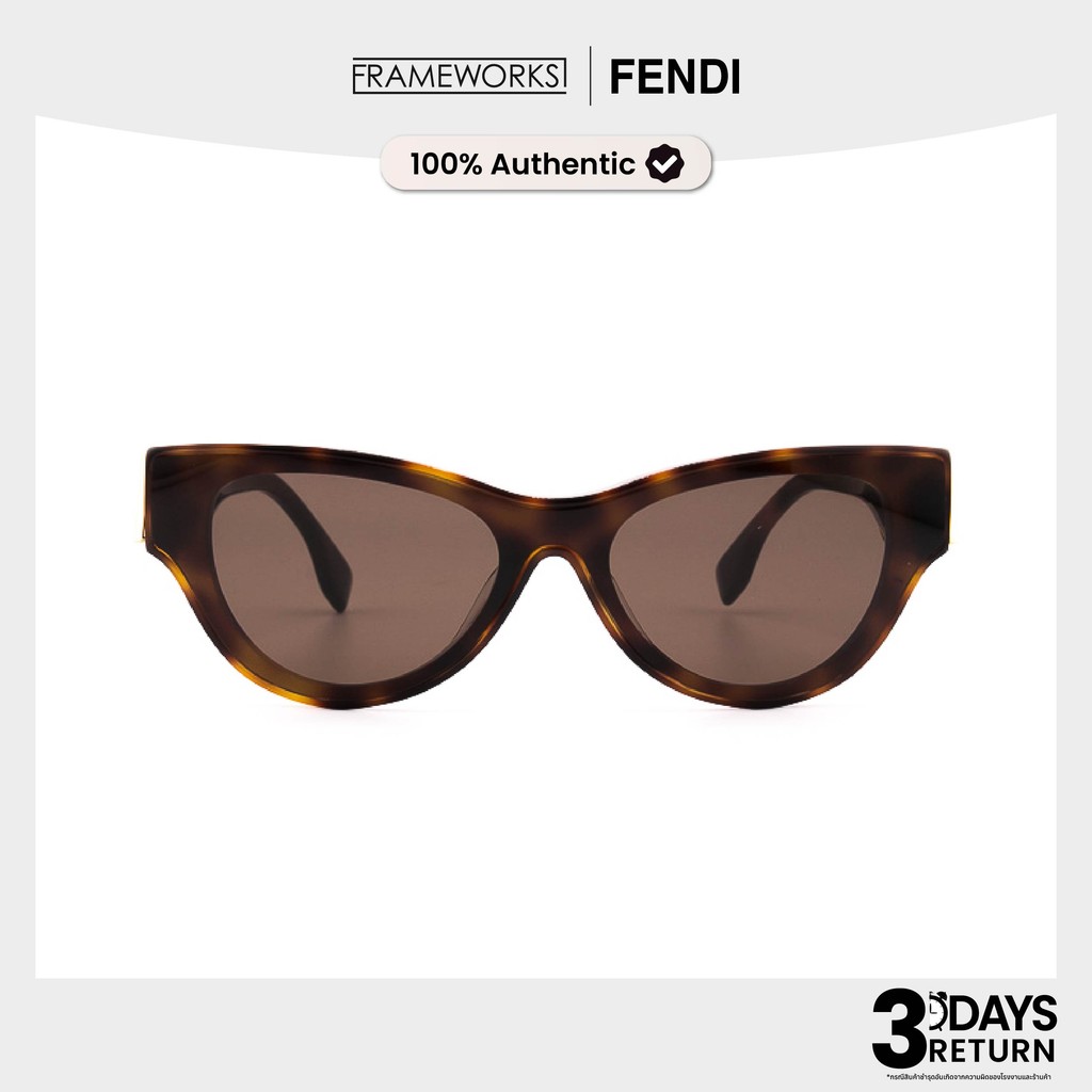 [ของแท้] FENDI FIRST แว่นกันแดด รุ่น FE40135F | มือหนึ่ง พร้อมกล่องและอุปกรณ์ครบ