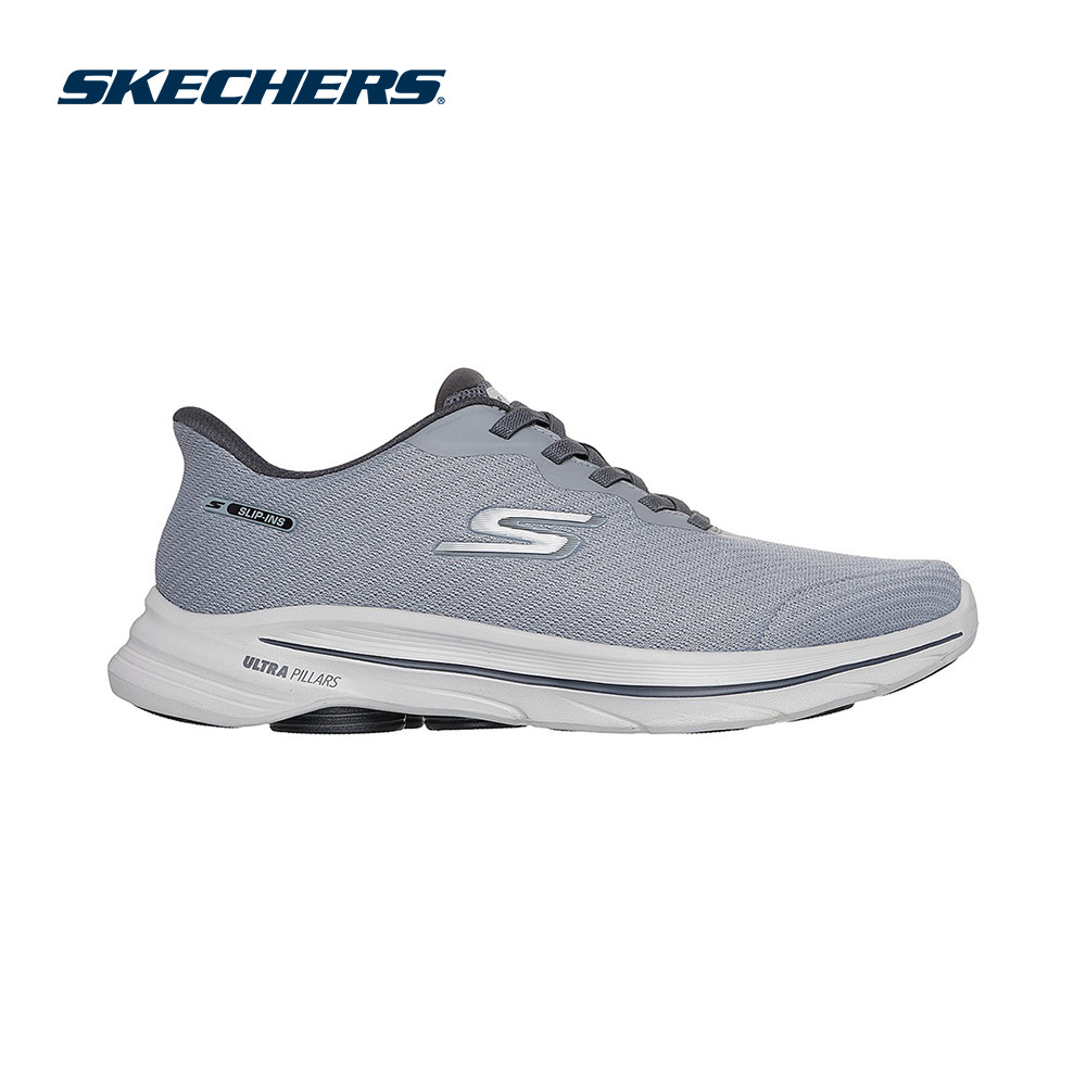 Skechers สเก็ตเชอร์ส รองเท้าผู้ชาย Men Slip-Ins GOwalk 8 Pate Walking Shoes - 216783-GRY Air-Cooled 