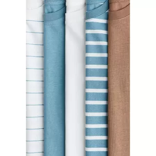H&M(เอชแอนด์เอ็ม) ชุดเสื้อยืดคอตตอน 5 ตัว เด็กผู้ชาย 0749176_21