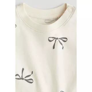 H&M(เอชแอนด์เอ็ม) เสื้อท็อปผ้าคอตตอนพิมพ์ลาย เด็กอ่อน 1296718_1