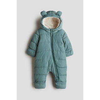 H&M(เอชแอนด์เอ็ม) ชุดสูทชุดหมีบุนวม Infants Pile-lined snows…