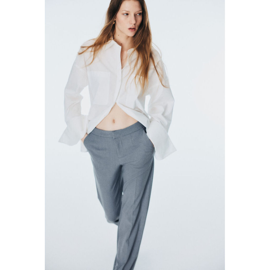 H&M(เอชแอนด์เอ็ม) กางเกงทรงกว้างตัดเย็บปราณีต ผู้หญิง 1324742_2