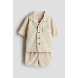 H&M(เอชแอนด์เอ็ม) เซ็ตผ้าลินินผสม 2 ชิ้น เด็กอ่อน 1232745_6