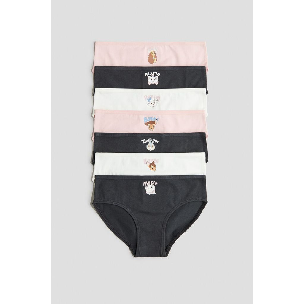 H&M(เอชแอนด์เอ็ม) บรีฟคอตตอน 7 ชิ้น Girls 7-pack cotton briefs 1214429_13