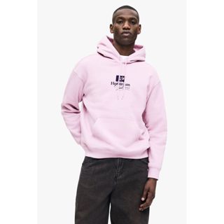 H&M(เอชแอนด์เอ็ม) ฮู้ดดี้พิมพ์ลายแบบหลวม ผู้ชาย 1122659