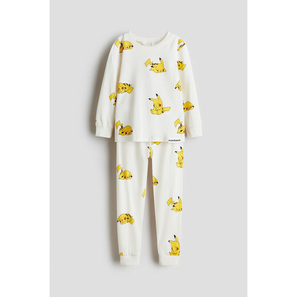H&M(เอชแอนด์เอ็ม) ชุดนอนผ้ายืดคอตตอนพิมพ์ลาย Boys Printed cotton jersey pyjamas 1232761_7