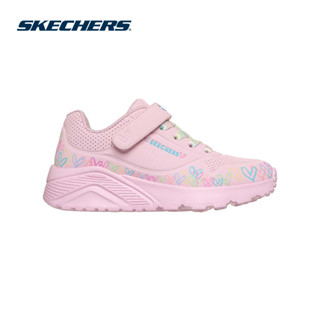 Skechers สเก็ตเชอร์ส รองเท้าเด็กผู้หญิง Girls Street Uno Lit…