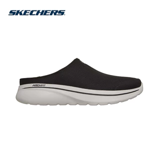 Skechers สเก็ตเชอร์ส รองเท้าผู้ชาย Men GOwalk Arch Fit N-Joy Shoes - 217086-BKGY (latest)