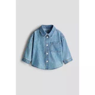 H&M(เอชแอนด์เอ็ม) เสื้อเชิ้ตเดนิม เด็กอ่อน 1298580_1