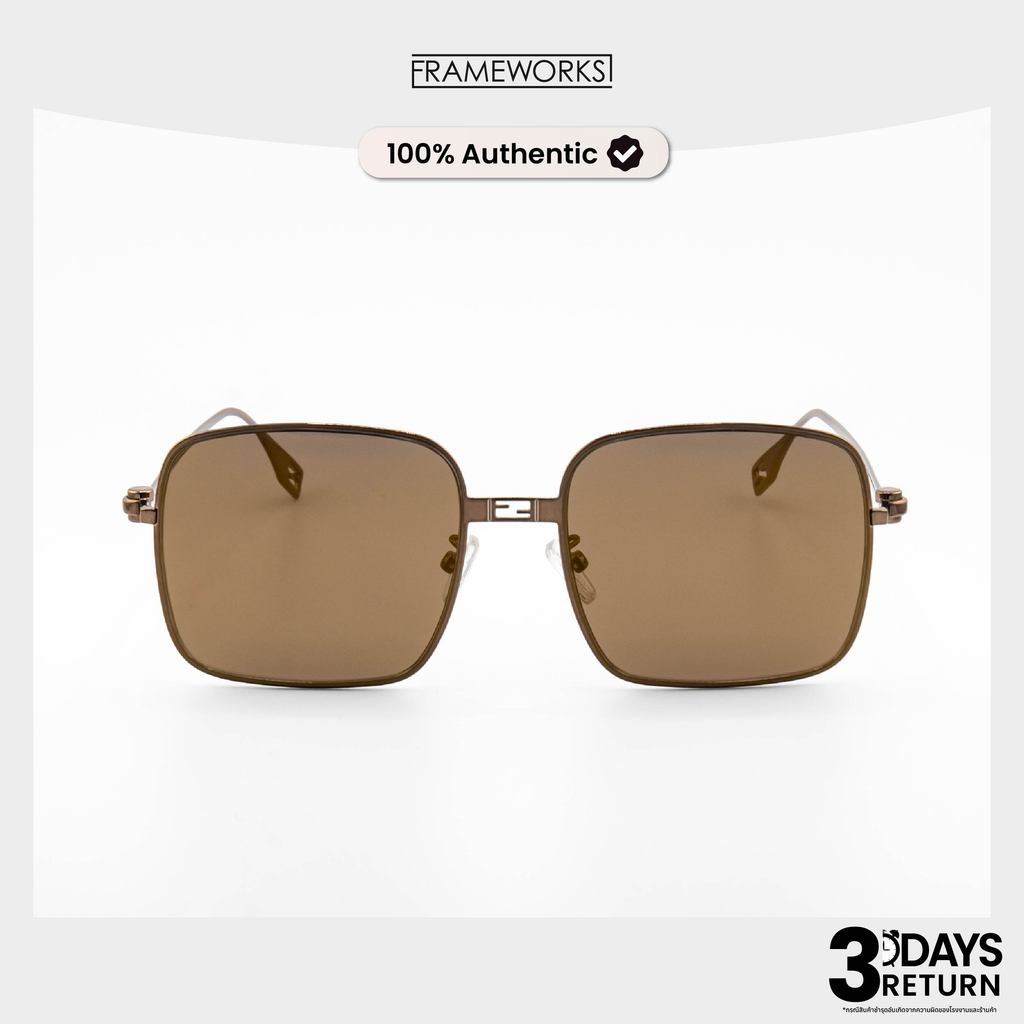 FENDI BAGUETTE แว่นกันแดด รุ่น FE40123U | แท้ มือหนึ่ง กล่องและอุปกรณ์ครบ