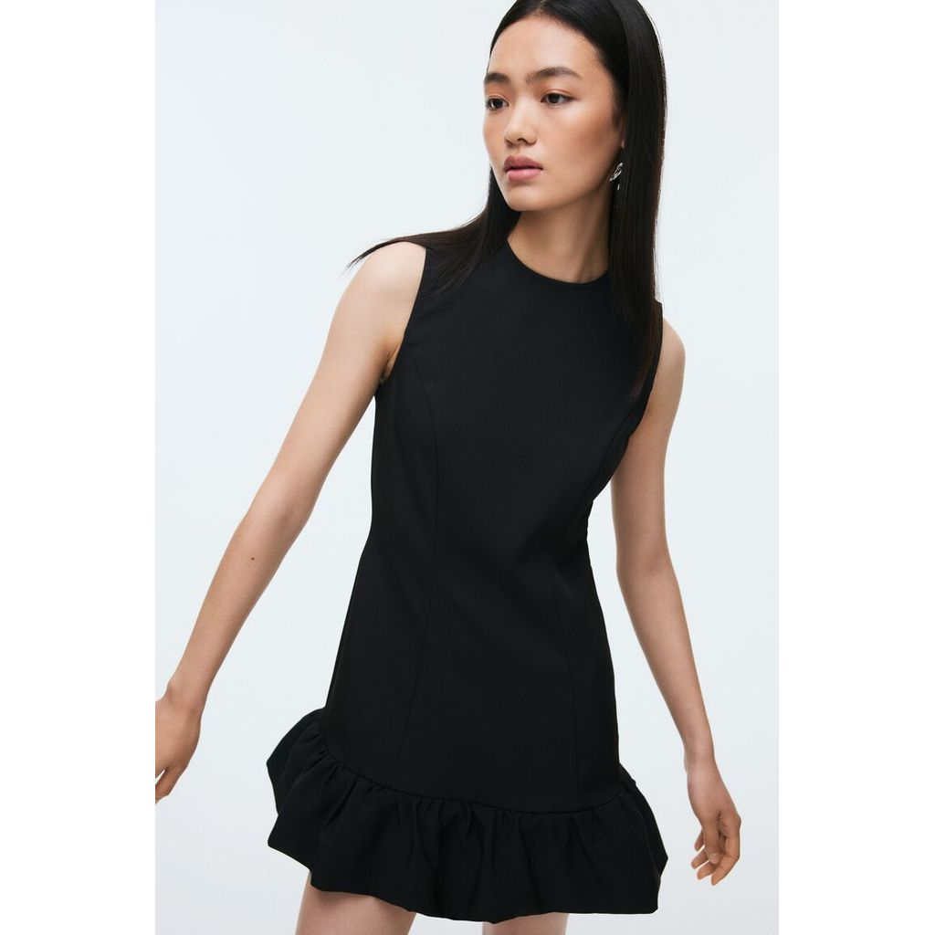 H&M(เอชแอนด์เอ็ม) เดรสสั้นเปิดหลัง Women Open-back mini dress 1316972_1