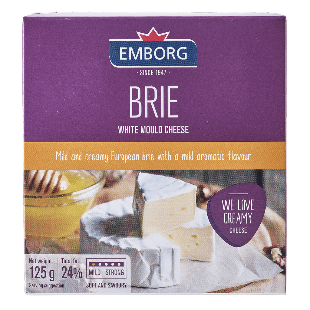 [0259565] Emborg Brie Cheese Emborg บรีชีส 125g