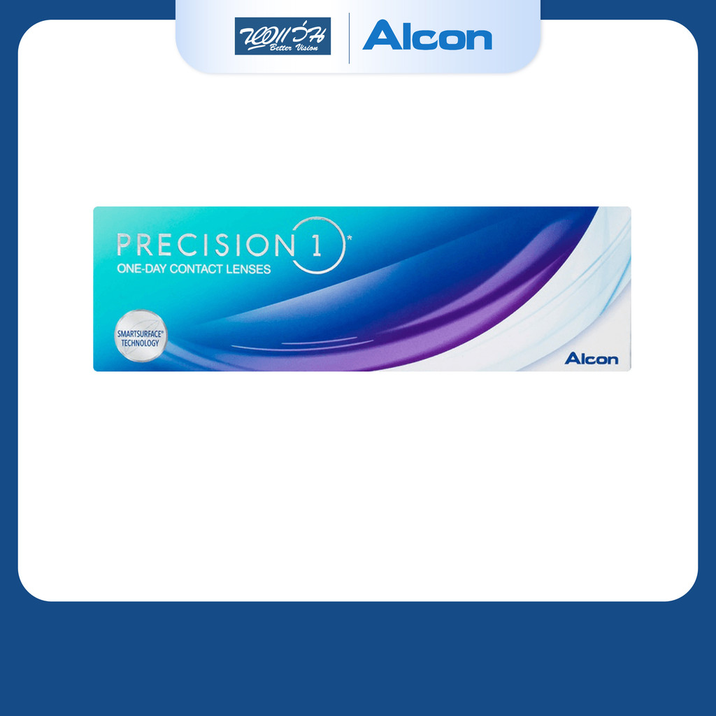 Alcon PRECISION 1 รายวัน คอนแทคเลนส์ใส ออลคอน จำนวน/กล่อง 30 ชิ้น