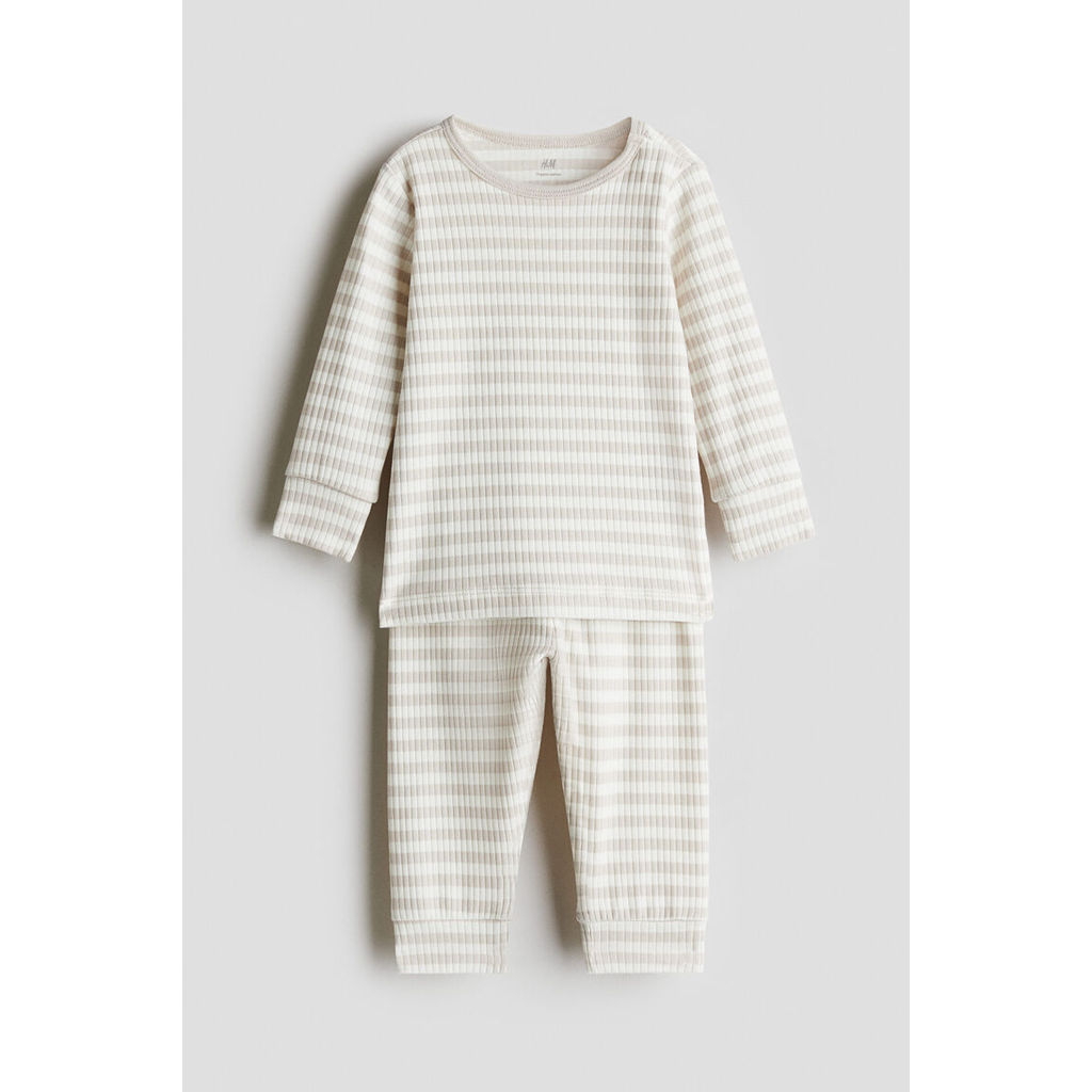 H&M(เอชแอนด์เอ็ม) ชุดคอตตอนริบด์ เด็กอ่อน 867135_22