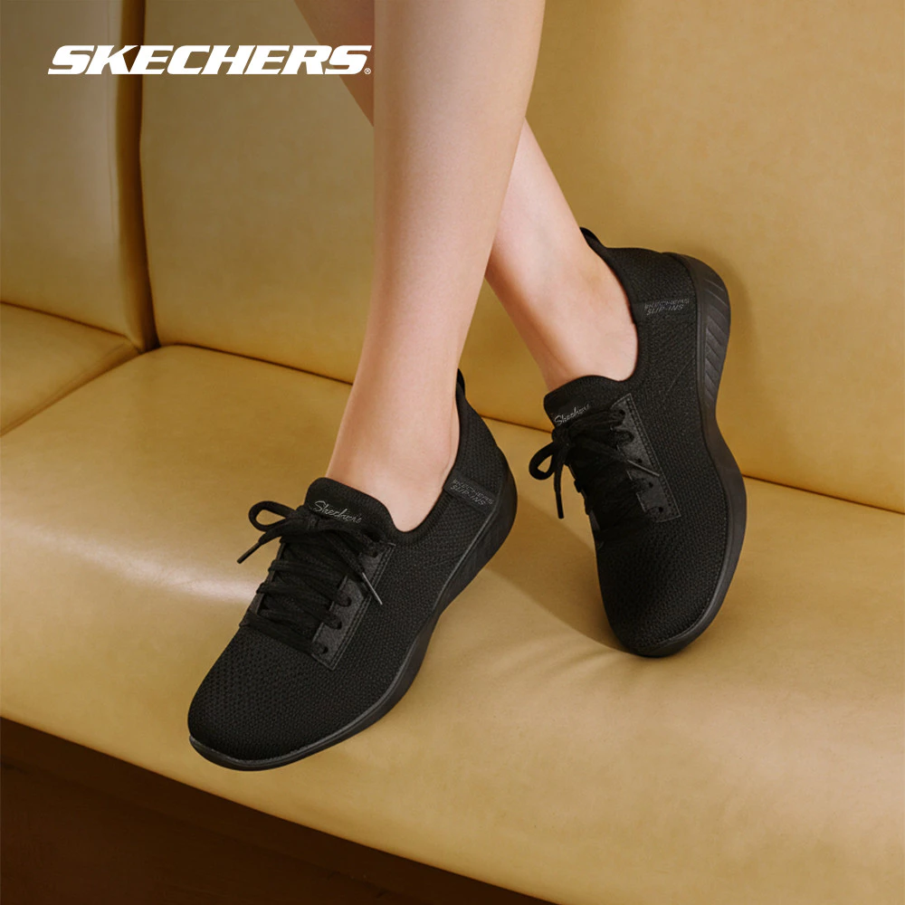 Skechers สเก็ตเชอร์ส รองเท้าผู้หญิง Women Newbury St Active Shoes - 100440-BBK - Air-Cooled Memory Foam