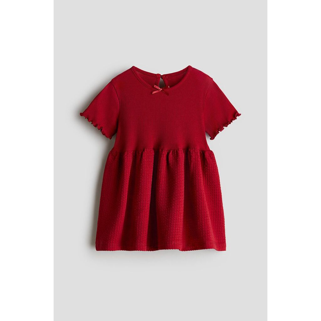H&M(เอชแอนด์เอ็ม) เดรสผ้าจอร์เจ็ต เด็กอ่อน 1296387_2