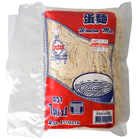 [0091115] Taipei Yellow Egg Noodle 500 G. บะหมี่ไข่เหลืองไทเป 500 กรัม (Asian Deli Foods)