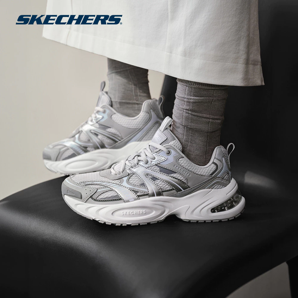 Skechers สเก็ตเชอร์ส รองเท้าผู้หญิง Women Street UNO Ryze Shoes - 177606-LTGY (latest)