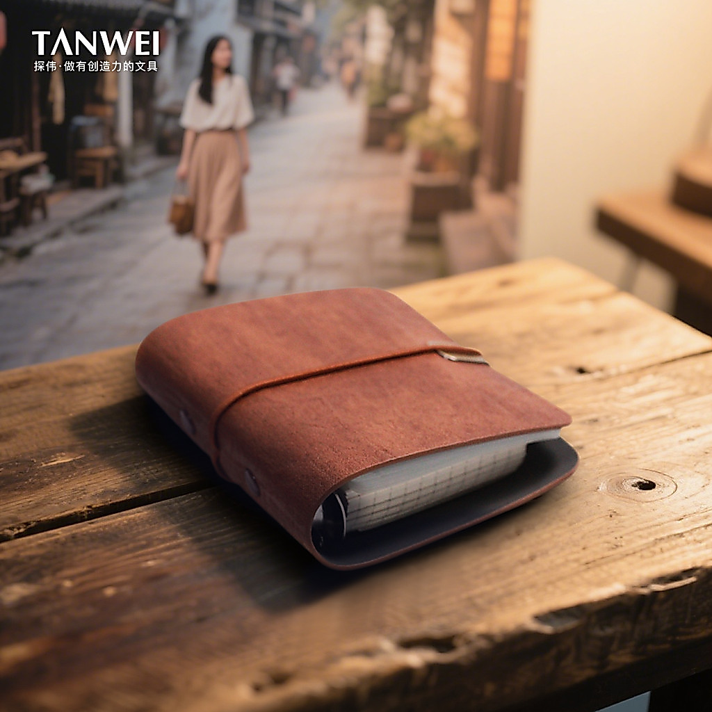 Tanwei A8 Mini วรรณกรรมแบบพกพาหนังสือหลวมกระเป๋าหนังสือ TN แบบพกพาคู่มือ Ultra-Small Card Book คู่มื