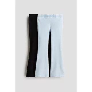 H&M(เอชแอนด์เอ็ม) แพ็คคู่ Jeggings แบบฟลาร์ด เด็กผู้หญิง 1068868_10