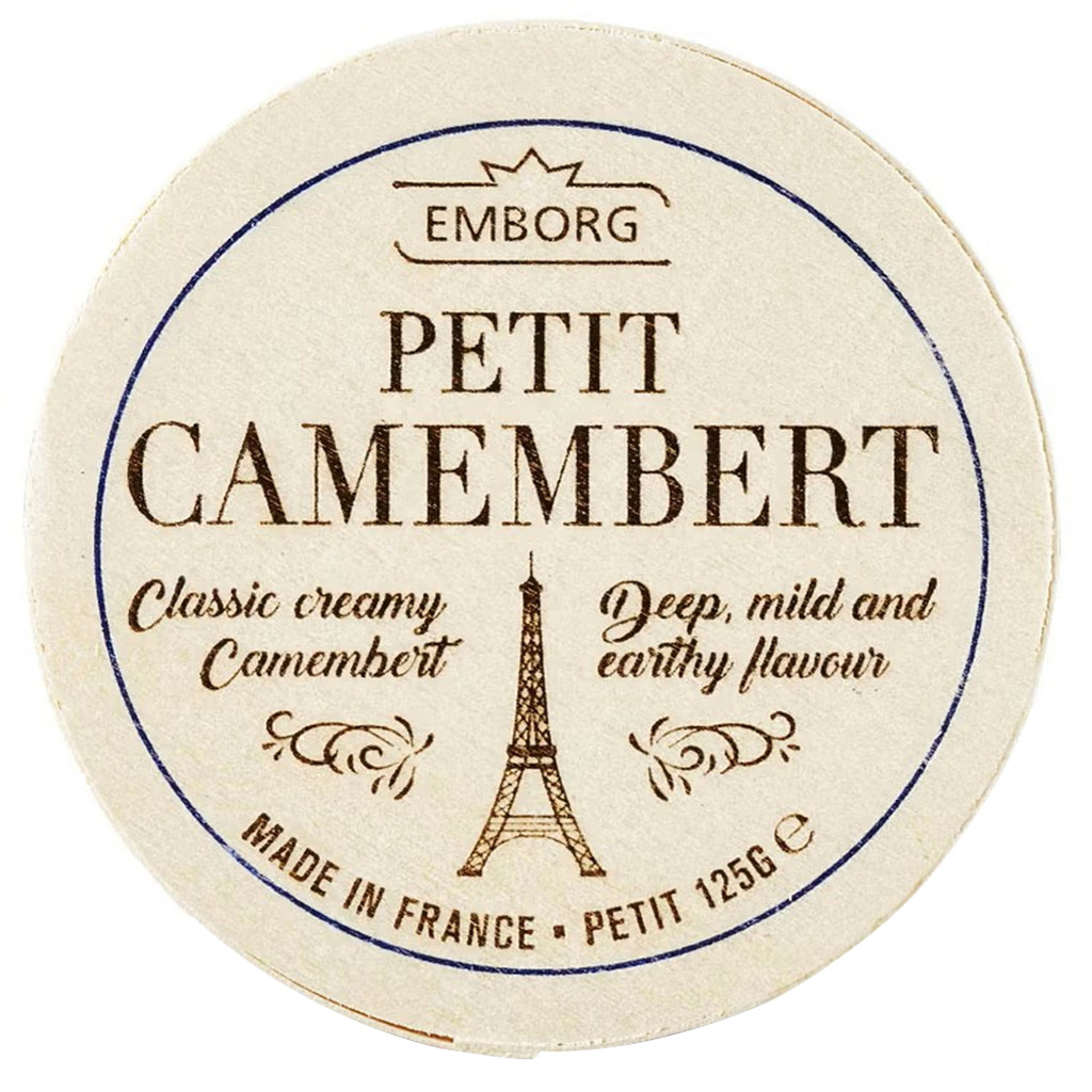 [0268167] Emborg Petit Camembert Cheese Emborg เปอติกามองแบร์ชีส 125g