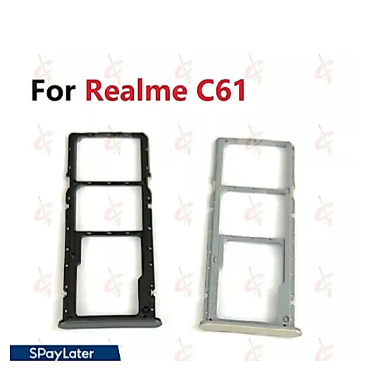ถาดซิมการ์ด Slot สําหรับ Realme C61 RMX3939 RMX3930