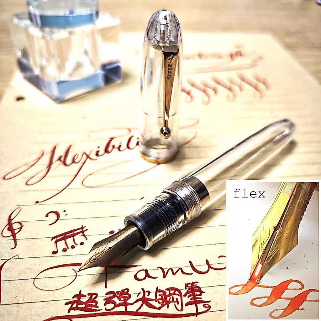 Tamwingh Super Elastic Tip Fountain ปากกา Jinhao Avenue 9019 เปลี่ยน Super Elastic Tip Fountain ปากก
