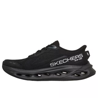 Skechers สเก็ตเชอร์ส รองเท้าผู้ชาย Men Extra Wide Fit Performance Max Cush Glide-Step Shoes - 220421WW-BBK (latest)