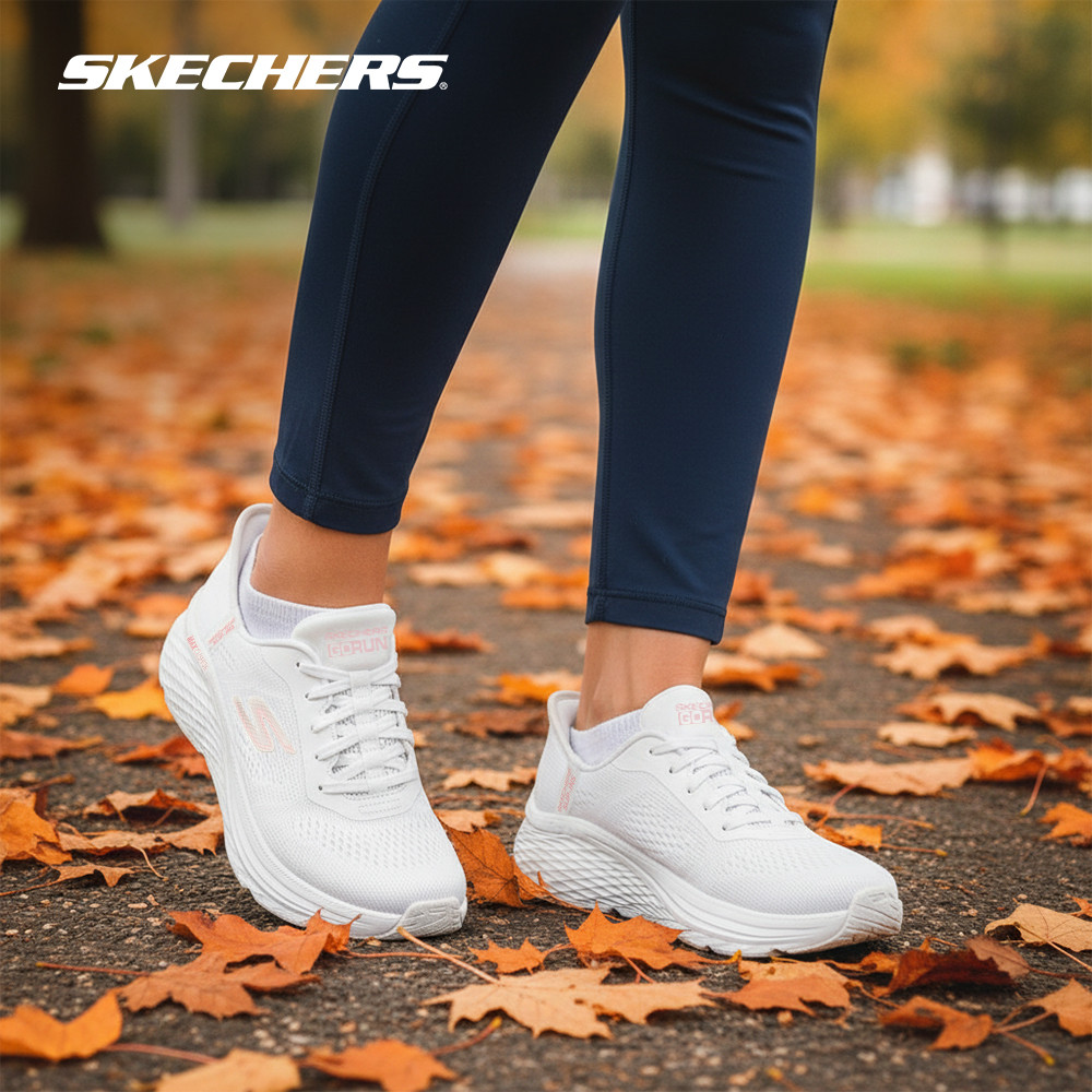 Skechers สเก็ตเชอร์ส รองเท้าผู้หญิง Women Max Cush Elite 2.0 Performance Shoes - 129642-OFWT - Air-Cooled Memory Foam