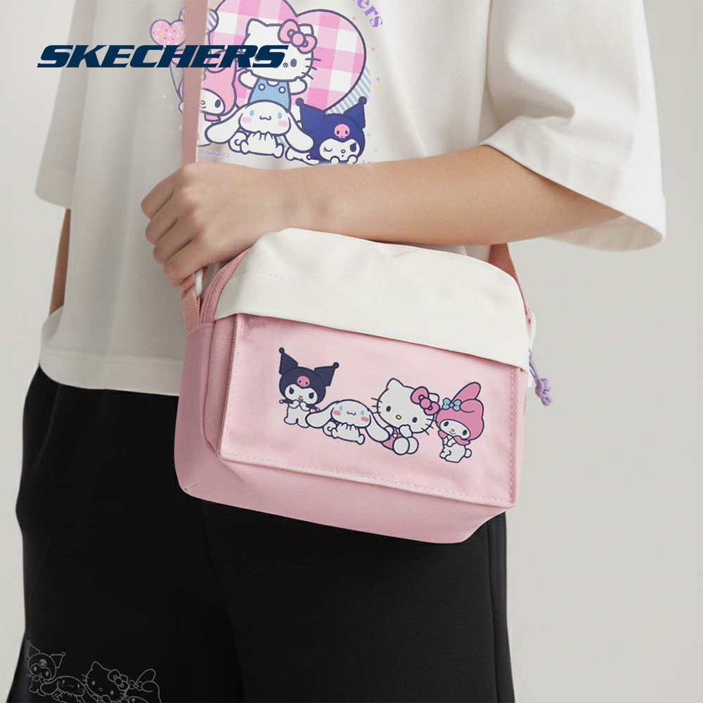 Skechers สเก็ตเชอร์ส กระเป๋าสะพายเด็กผู้หญิง Girls Sanrio Character Sling Bag - SL425G665-008K (latest)