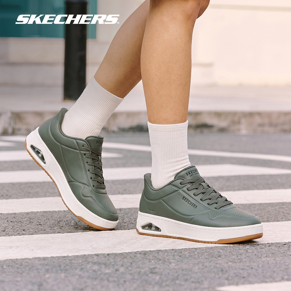 Skechers สเก็ตเชอร์ส รองเท้าผู้ชาย Men Uno Ctl Street Shoes - 183156-OLV - Air-Cooled Memory Foam (FF)