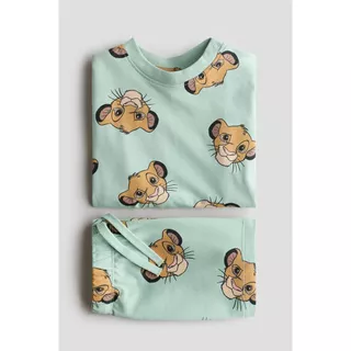 H&M(เอชแอนด์เอ็ม) ชุดเซ็ต 2 ชิ้นลายพิมพ์ Infants 2-piece printed set 1314917_1