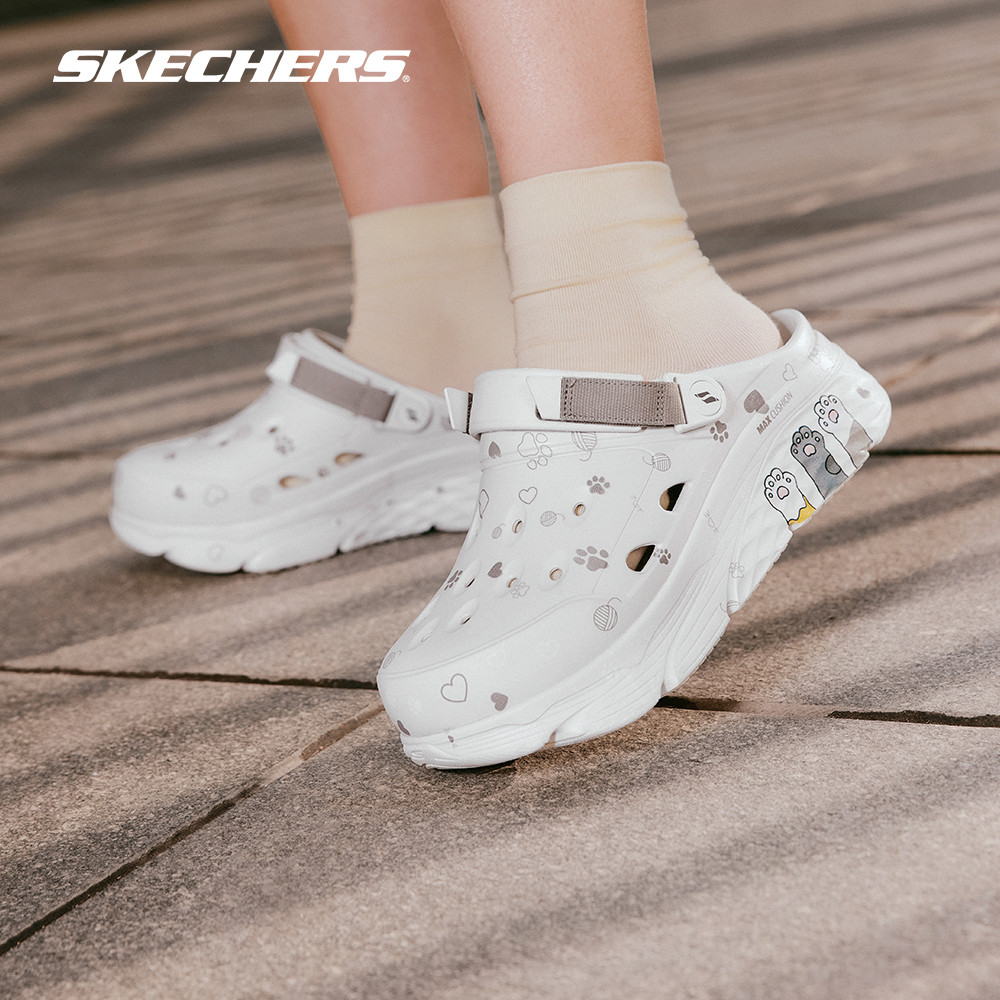 Skechers สเก็ตเชอร์ส รองเท้าผู้หญิง Women Foamies Max Cushioning Purr-fection Shoes - 111658-OFWT (l