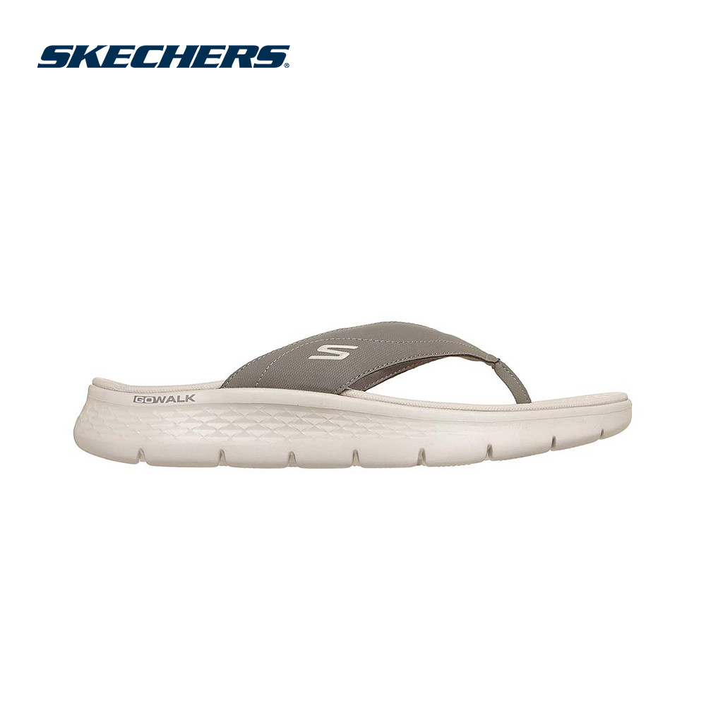 Skechers สเก็ตเชอร์ส รองเท้าแตะผู้ชาย Men O-T-G Gowalk Flex Sandals - 229402-GRY (latest)