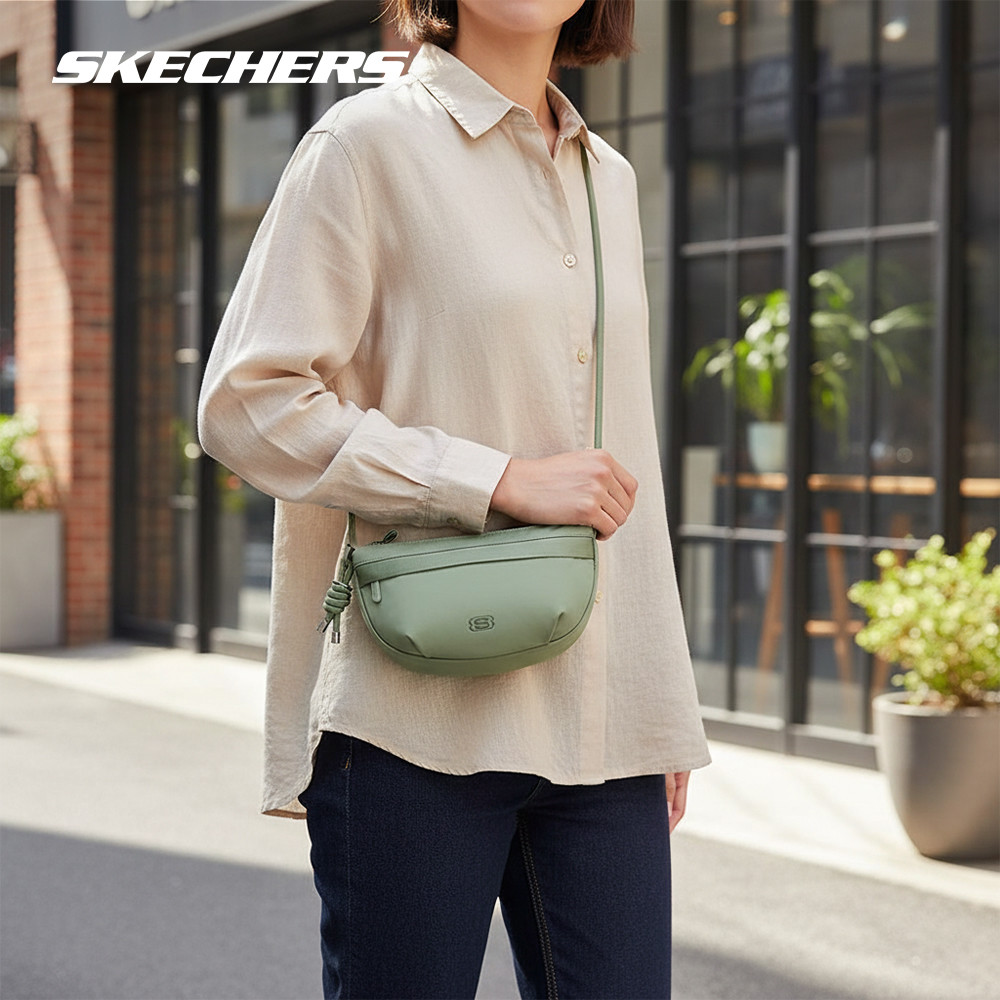 Skechers สเก็ตเชอร์ส กระเป๋าสะพายไหล่ยูนิเซ็กส์ Unisex Shoulder Bag - L325U056-02BV (latest)