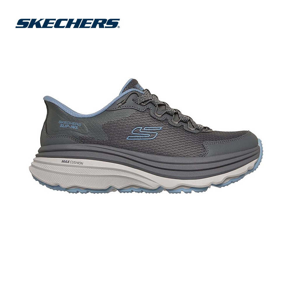 Skechers สเก็ตเชอร์ส รองเท้าเทรลผู้หญิง Women Slip-Ins Outdoor Max Cushioning Zirrus Trail Shoes - 180265-GYBL (latest)