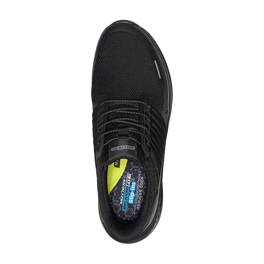 Skechers สเก็ตเชอร์ส รองเท้าผู้ชาย Men USA Street Wear Slade Shoes - 211389-BBK (latest) — صورة 6