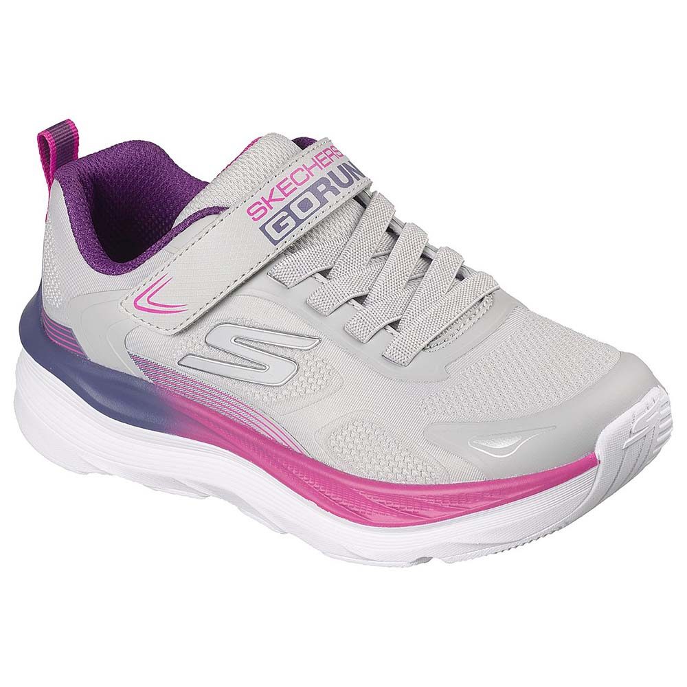 Skechers حذاء بنات Max Run — رمادي — صورة 4