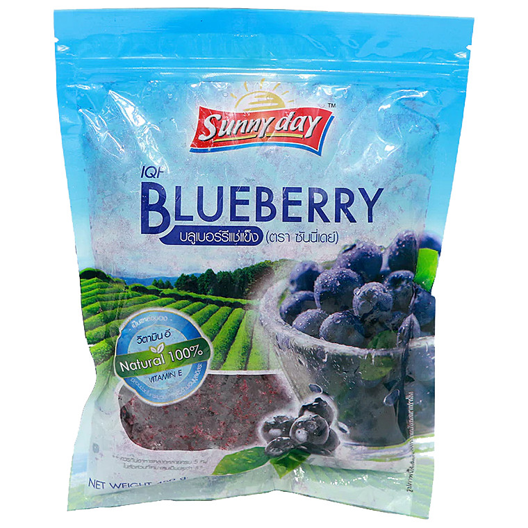 [8856843001634] Sunny Day Frozen Blueberries 400g ซันนี่เดย์ บลูเบอร์รีแช่แข็ง