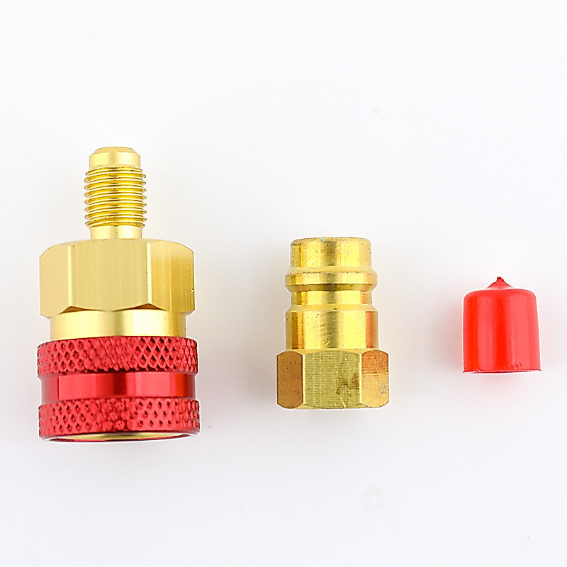 R R1234yf Quick Plug Connector ชุดเครื่องปรับอากาศรถยนต์ฟลูออไรด์ Plus Liquid Land Rover Range Rover