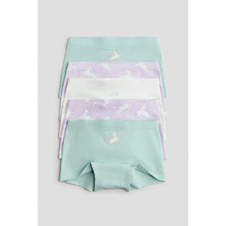H&M(เอชแอนด์เอ็ม) ชุดบ็อกเซอร์บรีฟส์ 5 ชิ้น Girls 5-pack box…