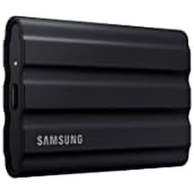 Samsung T7 Shield ไดรฟ์ Solid State ภายนอกแบบพกพา USB 3.2 1TB, IP65 กันน้ํา, เข้ากันได้กับคอนโซล PC/