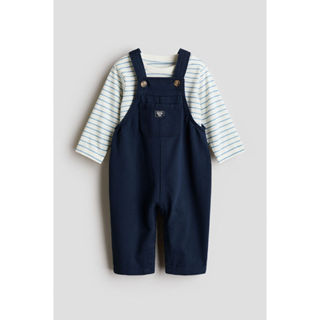 H&M(เอชแอนด์เอ็ม) ชุดจั๊มพ์สูทสองชิ้นพร้อมเสื้อด้านใน Infant…