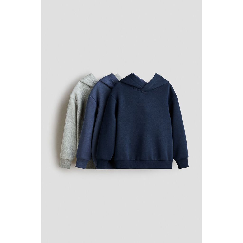 H&M(เอชแอนด์เอ็ม) เสื้อฮู้ด แพ็ก 3 ชิ้น Boys 3-pack hoodies 1247005_5