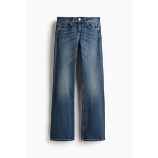 H&M(เอชแอนด์เอ็ม) กางเกงยีนส์ขากระดิ่งเอวต่ำ Women Flared Lo…