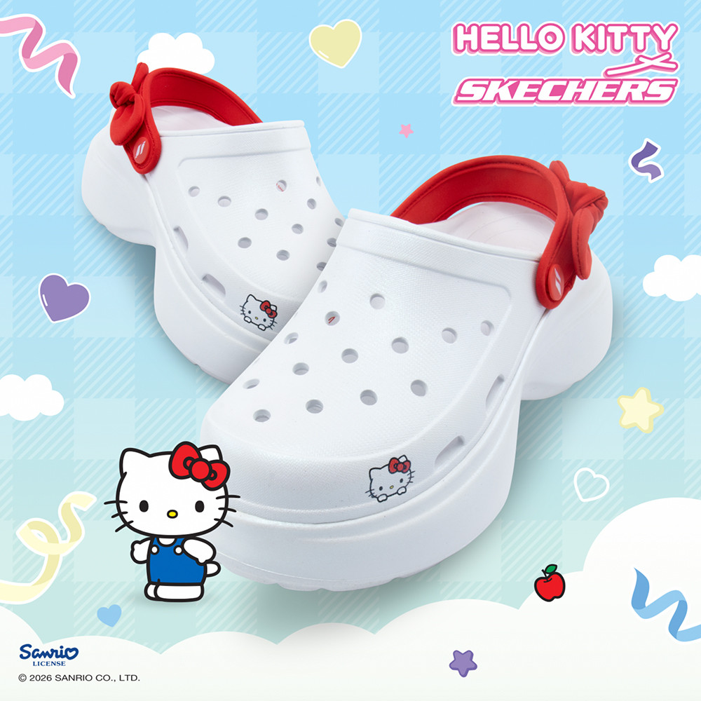 Skechers สเก็ตเชอร์ส รองเท้าผู้หญิง Women Sanrio Foamies Tai Shoes - 800035-WHT (latest)